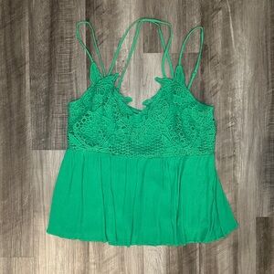 Blakeley Lace Babydoll Swing Rayon Tank Top Blouse - XL